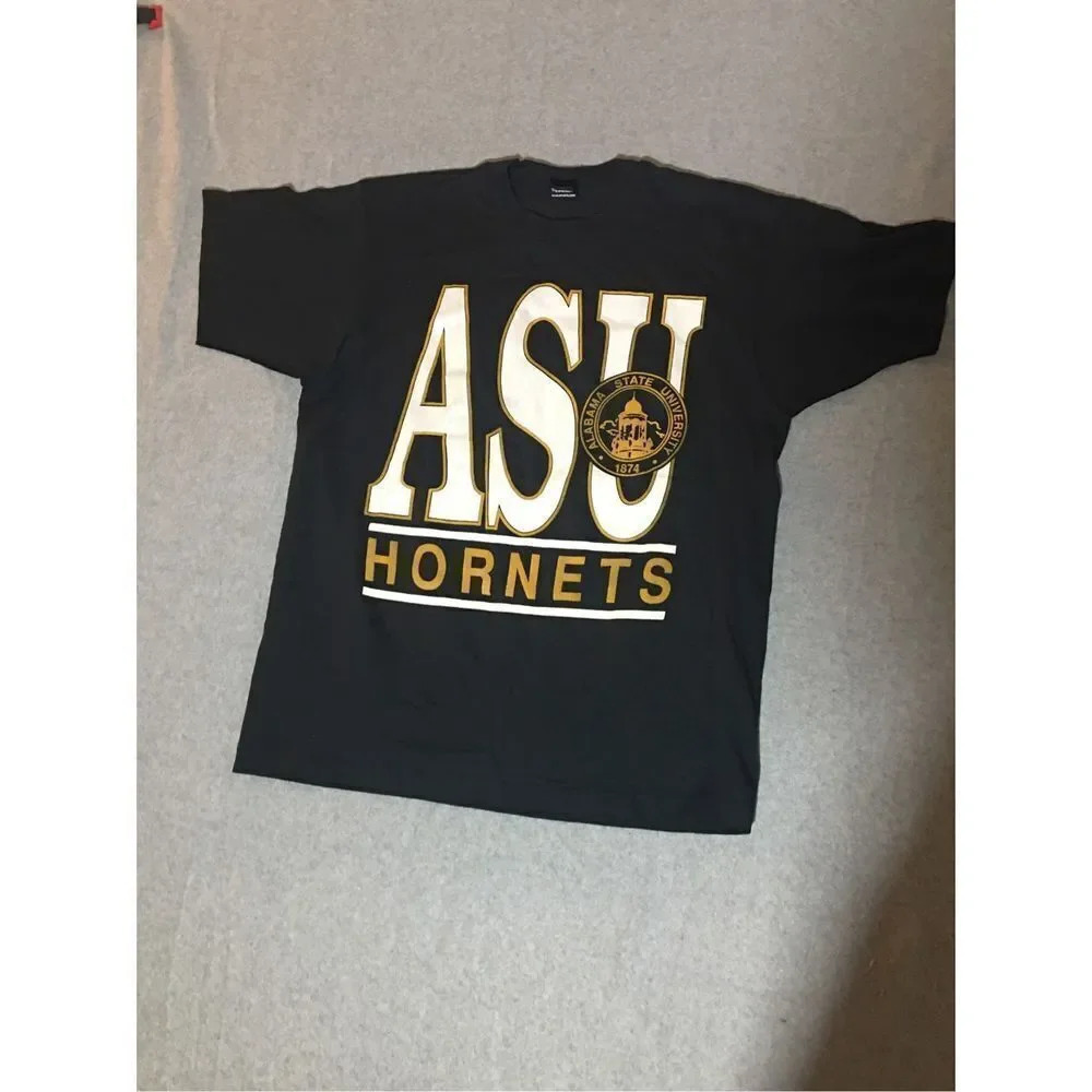 Mens Screen Stars Best Shirt Size XL Alabama State University Yellow Hornets